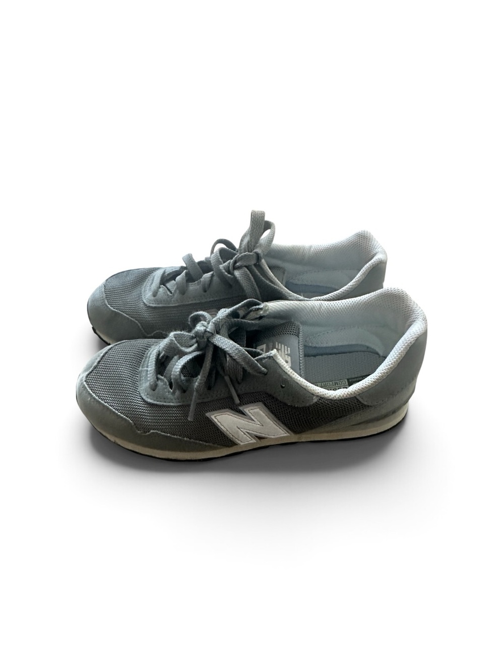 New Balance 515 Kids Light Gray Retro Athletic Sneakers